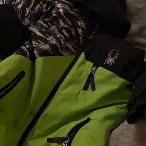 Spyder Expedition Pant/Bib and Jacket . Separate pieces . Used